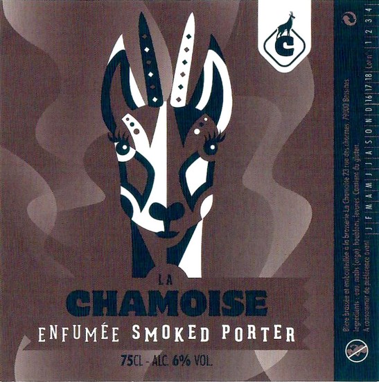 Etiquette BRASSERIE LA CHAMOISE 10