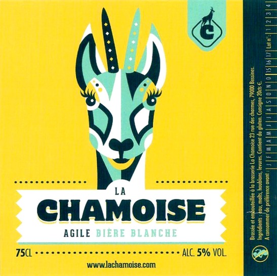 Etiquette BRASSERIE LA CHAMOISE 20