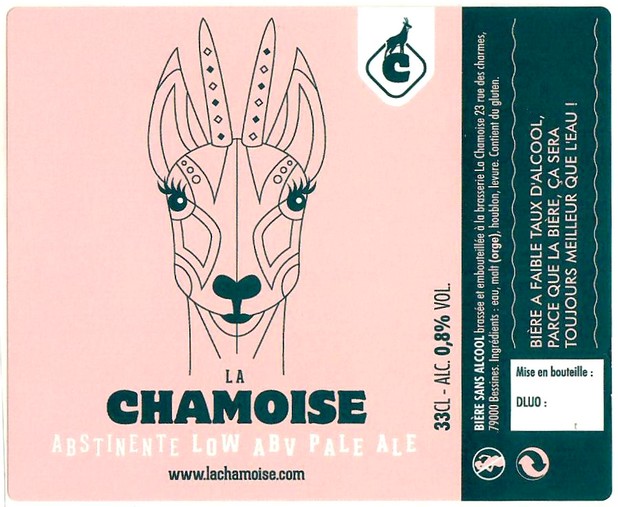 Etiquette BRASSERIE LA CHAMOISE 25