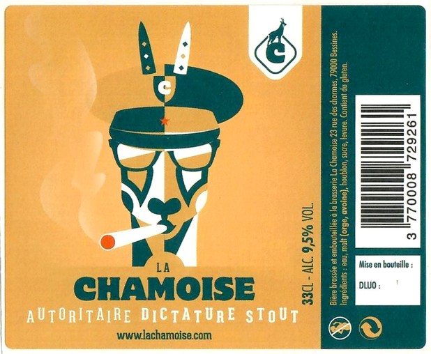 Etiquette BRASSERIE LA CHAMOISE 27
