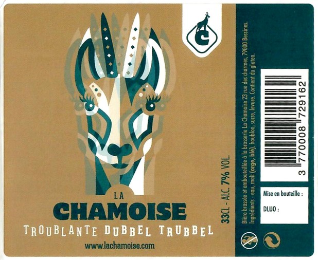 Etiquette BRASSERIE LA CHAMOISE 40
