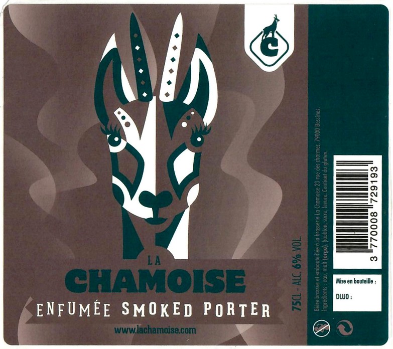 Etiquette BRASSERIE LA CHAMOISE 41