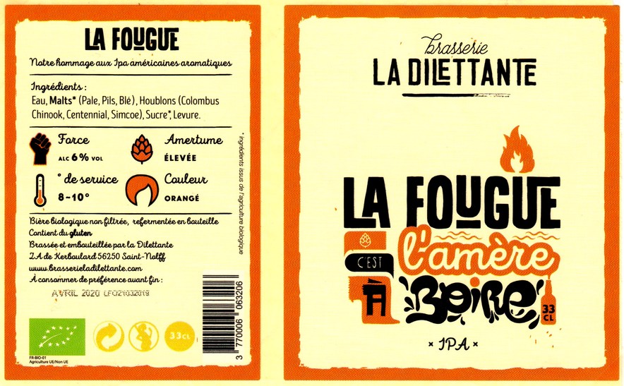 etiquette BRASSERIE LA DILETTANTE 13