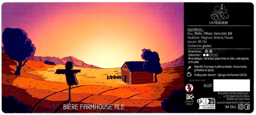 Etiquette BRASSERIE LA FRONTIERE 02