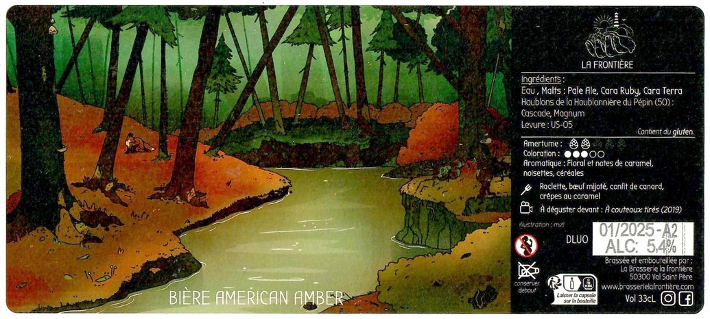 Etiquette BRASSERIE LA FRONTIERE 05