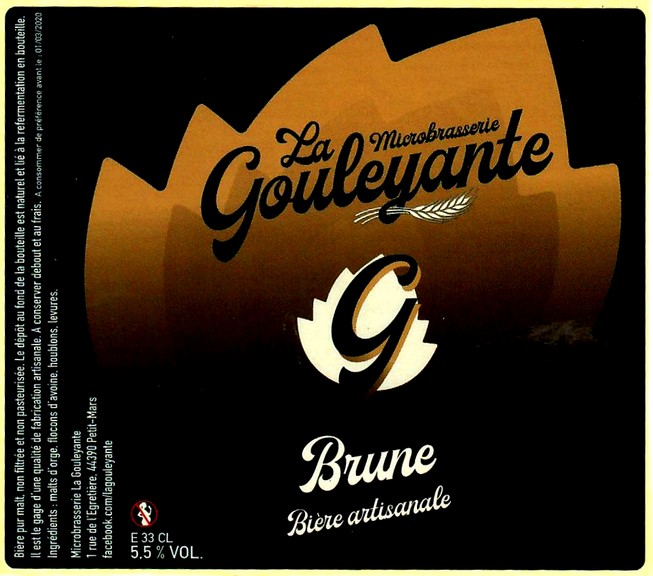 etiquette BRASSERIE LA GOULEYANTE 03