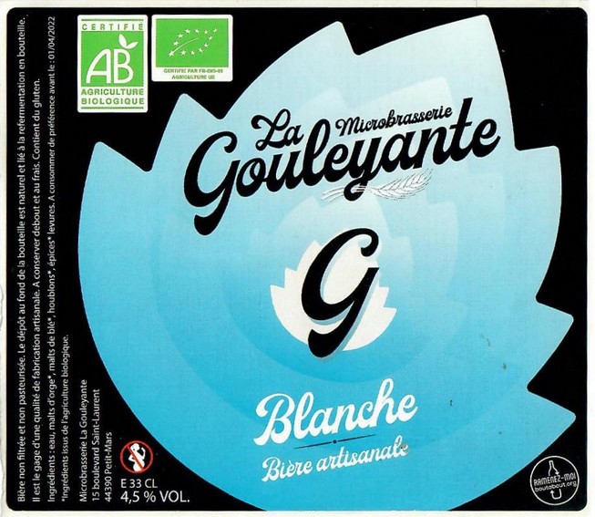Etiquette BRASSERIE LA GOULEYANTE 10