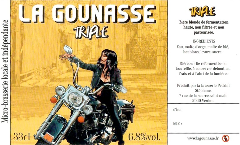 Etiquette BRASSERIE LA GOUNASSE 03