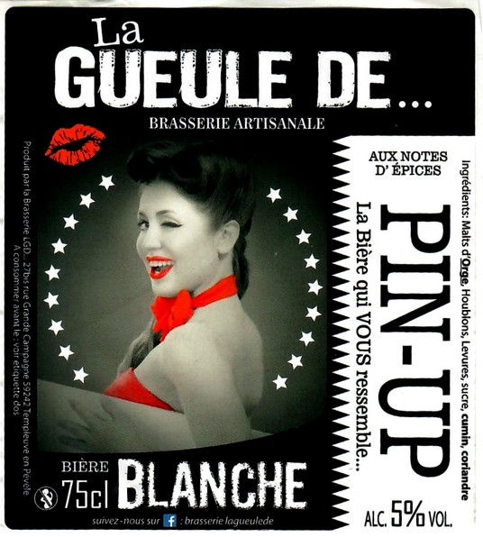 Etiquette BRASSERIE LA GUEULE DE... 16