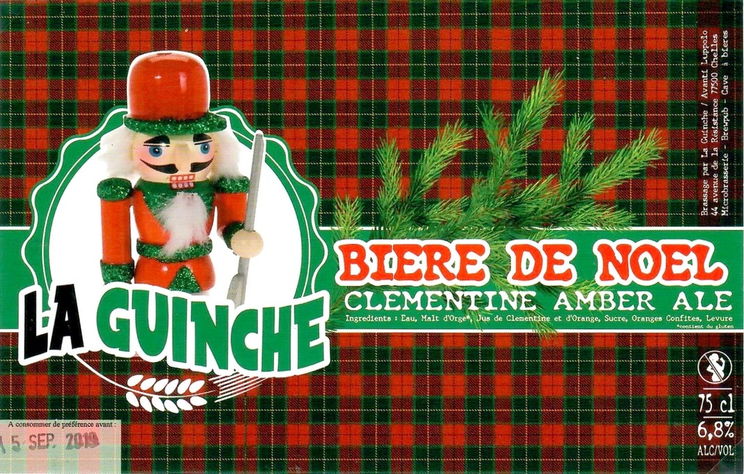 Etiquette BRASSERIE LA GUINCHE 12