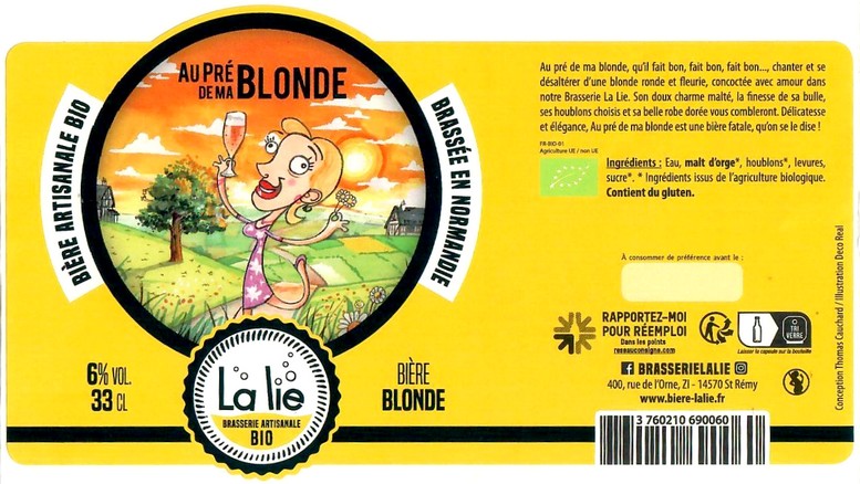 Etiquette BRASSERIE LA LIE 21