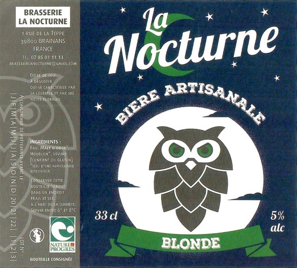 Etiquette BRASSERIE LA NOCTURNE 04
