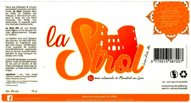 etiquette BRASSERIE LA STROL 08