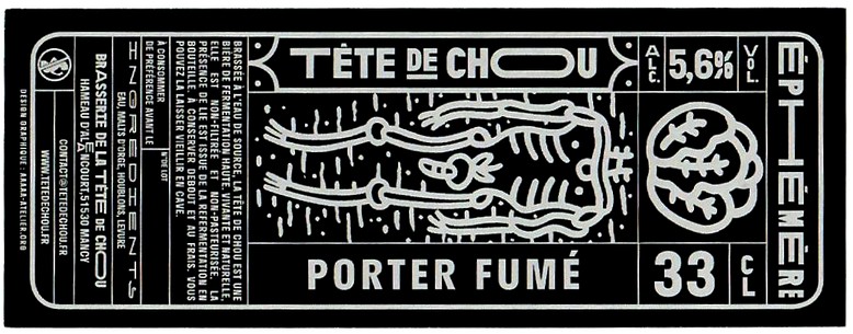 etiquette BRASSERIE LA TETE DE CHOU 11