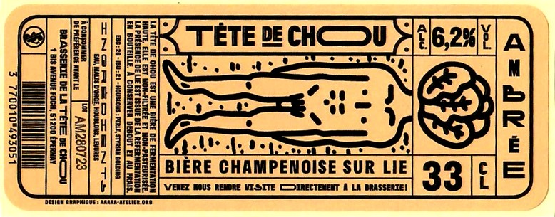 etiquette BRASSERIE LA TETE DE CHOU 18