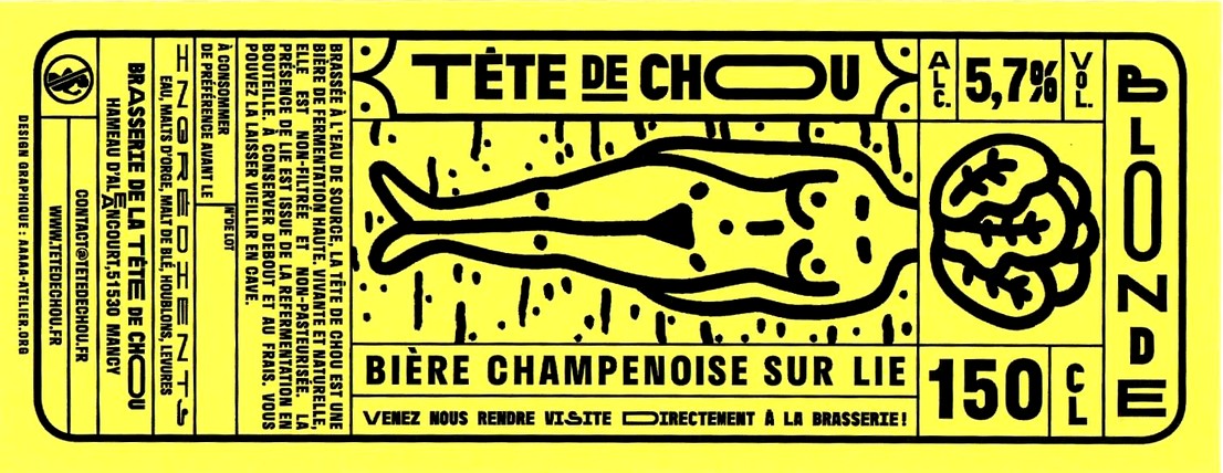 etiquette BRASSERIE LA TETE DE CHOU 30