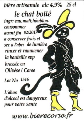 Etiquette BRASSERIE LE CHAT BOTTE 05