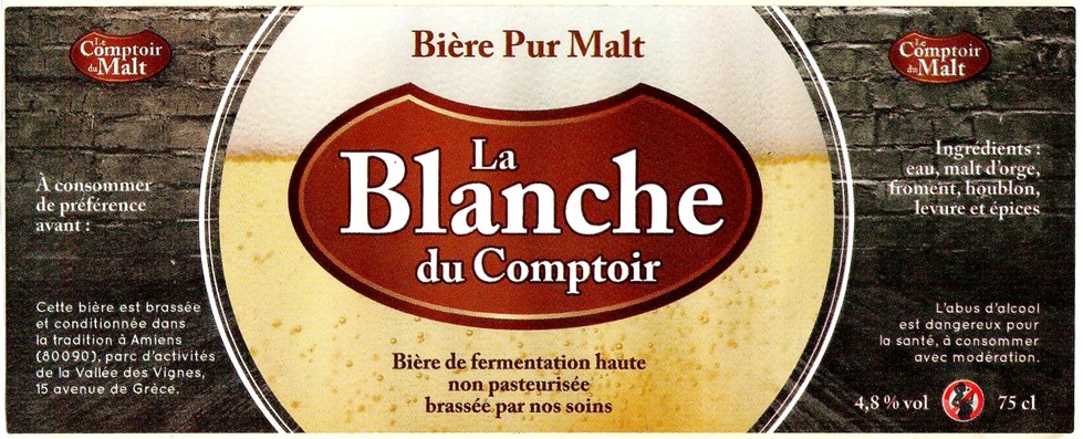 Etiquette BRASSERIE LE COMPTOIR DU MALT 02