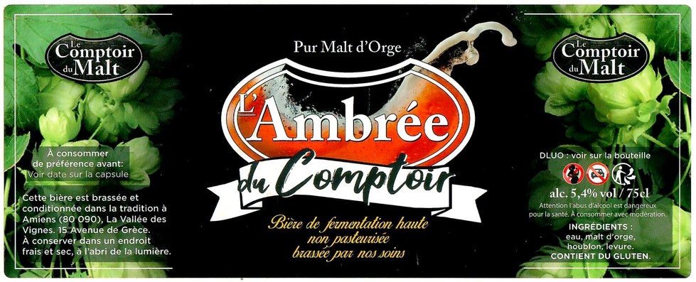 Etiquette BRASSERIE LE COMPTOIR DU MALT 07