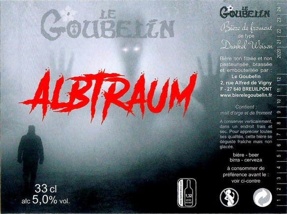 Etiquette BRASSERIE LE GOUBELIN 18