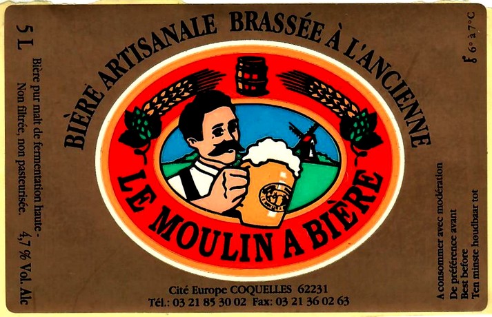 etiquette BRASSERIE LE MOULIN A BIERES 04