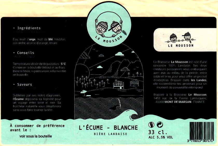 etiquette BRASSERIE LE MOUSSON 02