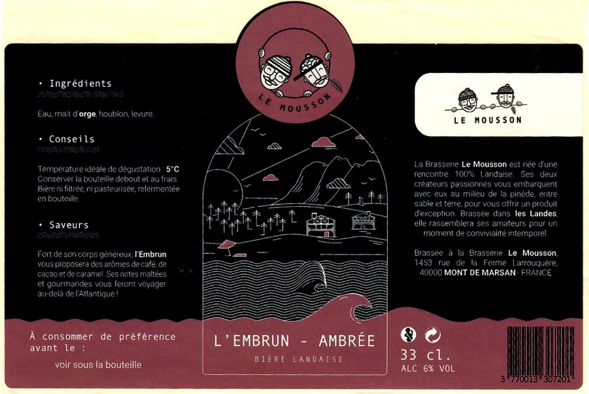 etiquette BRASSERIE LE MOUSSON 03