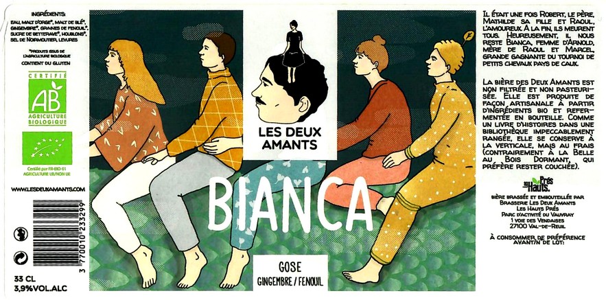 etiquette BRASSERIE LES 2 AMANTS 12