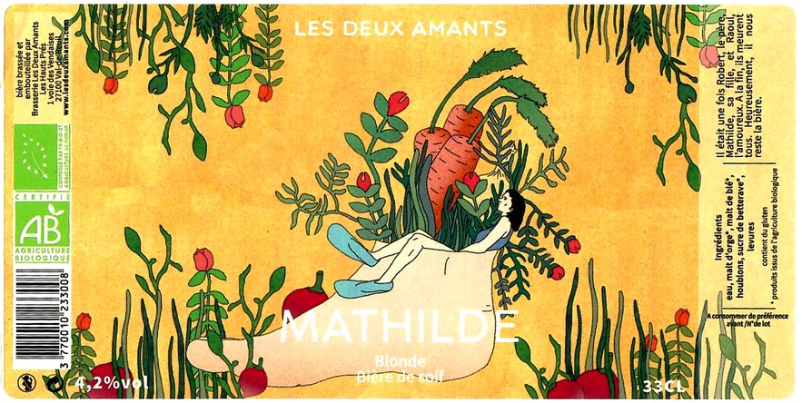 etiquette BRASSERIE LES 2 AMANTS 14
