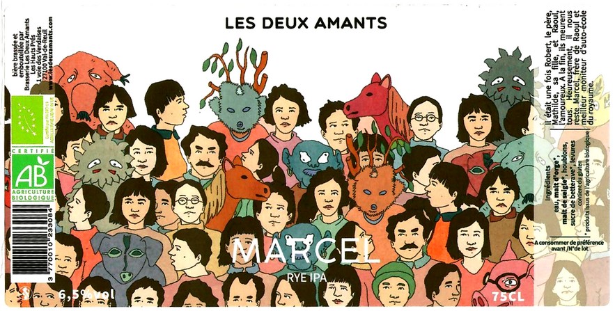 etiquette BRASSERIE LES 2 AMANTS 28
