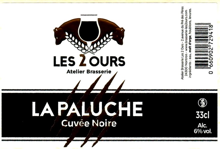 etiquette BRASSERIE LES 2 OURS 15