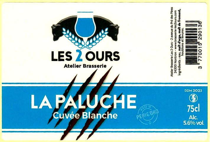 etiquette BRASSERIE LES 2 OURS 18
