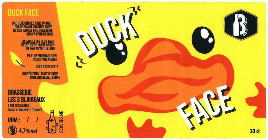 Etiquette BRASSERIE LES 3 BLAIREAUX 04