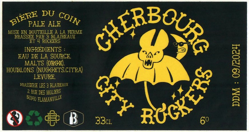 Etiquette BRASSERIE LES 3 BLAIREAUX 05