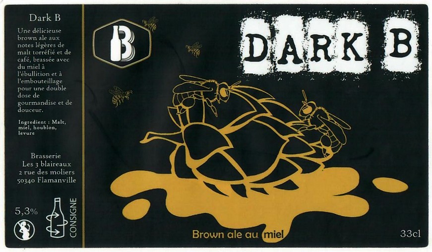 Etiquette BRASSERIE LES 3 BLAIREAUX 10