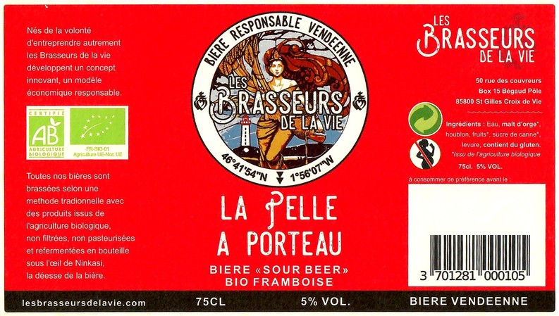 Etiquette BRASSERIE LES BRASSEURS DE LA VIE 04