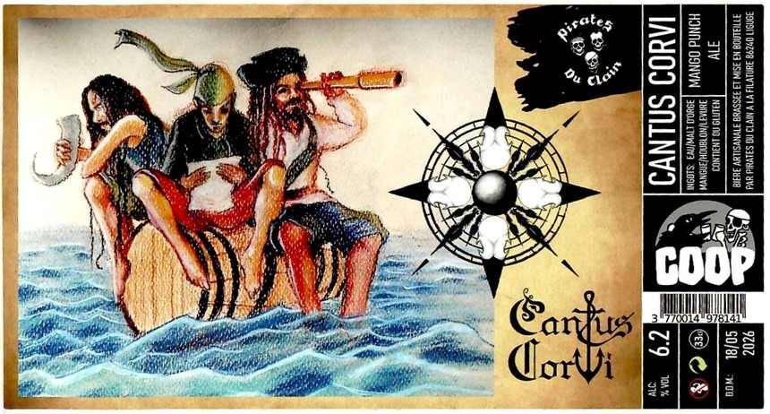 Etiquette BRASSERIE LES PIRATES DU CLAIN 18