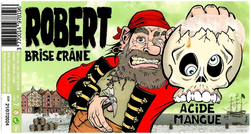 Etiquette BRASSERIE LES PIRATES DU CLAIN 30