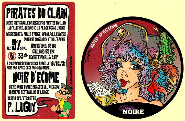 Etiquette BRASSERIE LES PIRATES DU CLAIN 67