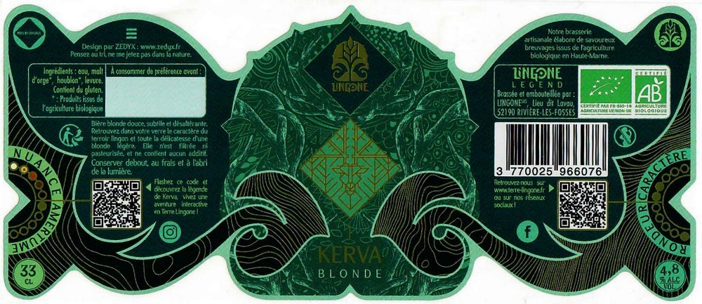 Etiquette BRASSERIE LINGONE 05