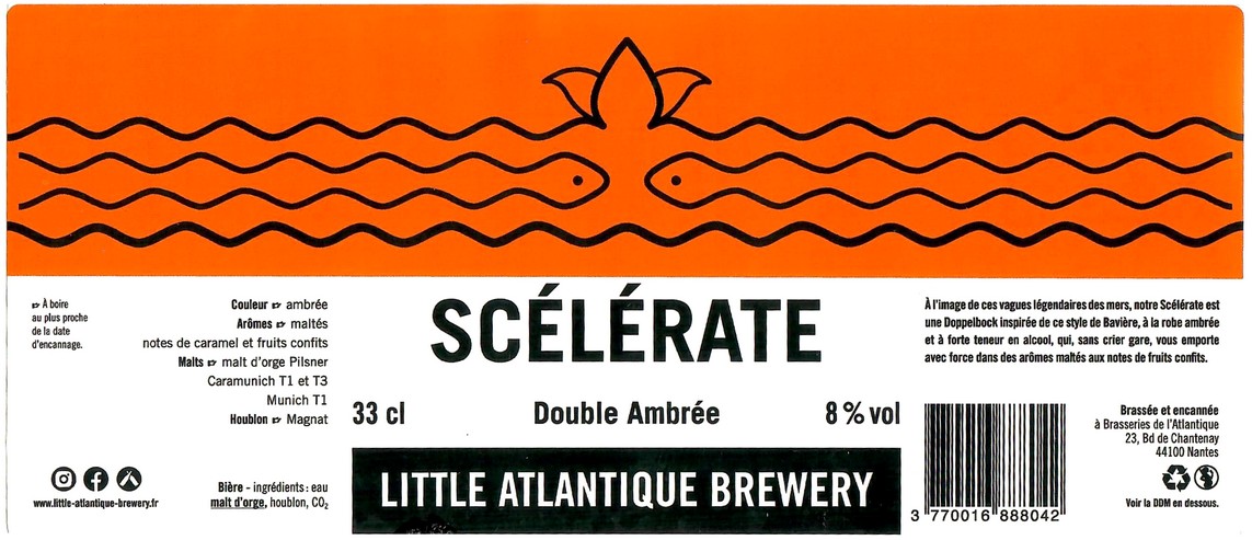 Etiquette BRASSERIE LITTLE ATLANTIQUE BREWERY 04
