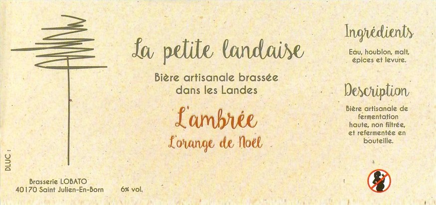 Etiquette BRASSERIE LOBATO 13