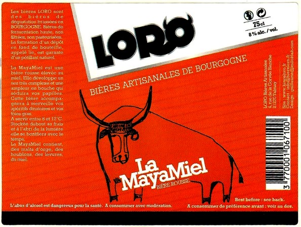 etiquette BRASSERIE LORO 15