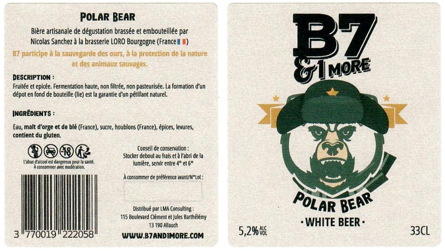 Etiquette BRASSERIE LORO 20