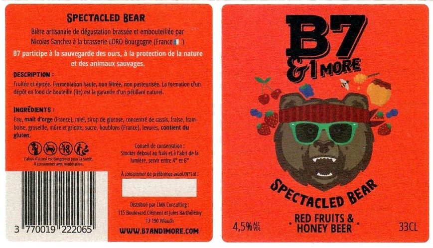 Etiquette BRASSERIE LORO 21