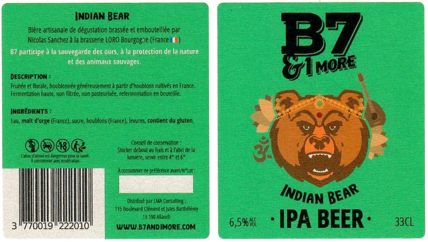 Etiquette BRASSERIE LORO 24