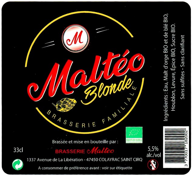 etiquette BRASSERIE MALTEO 05