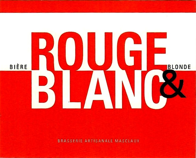 etiquette BRASSERIE MASCLAUX 07