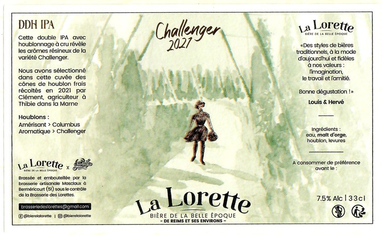 Etiquette BRASSERIE MASCLAUX 12