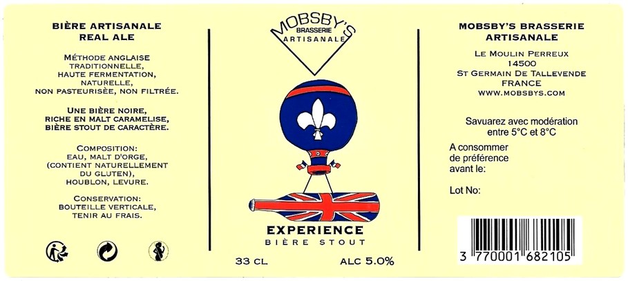 etiquette BRASSERIE MOBSBYS 15